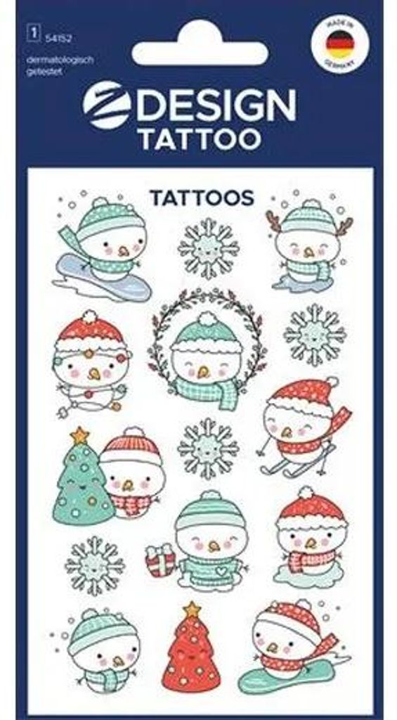 AVERY Zweckform 54152 ZDesign KIDS Tatouages de Noël Image du produit 