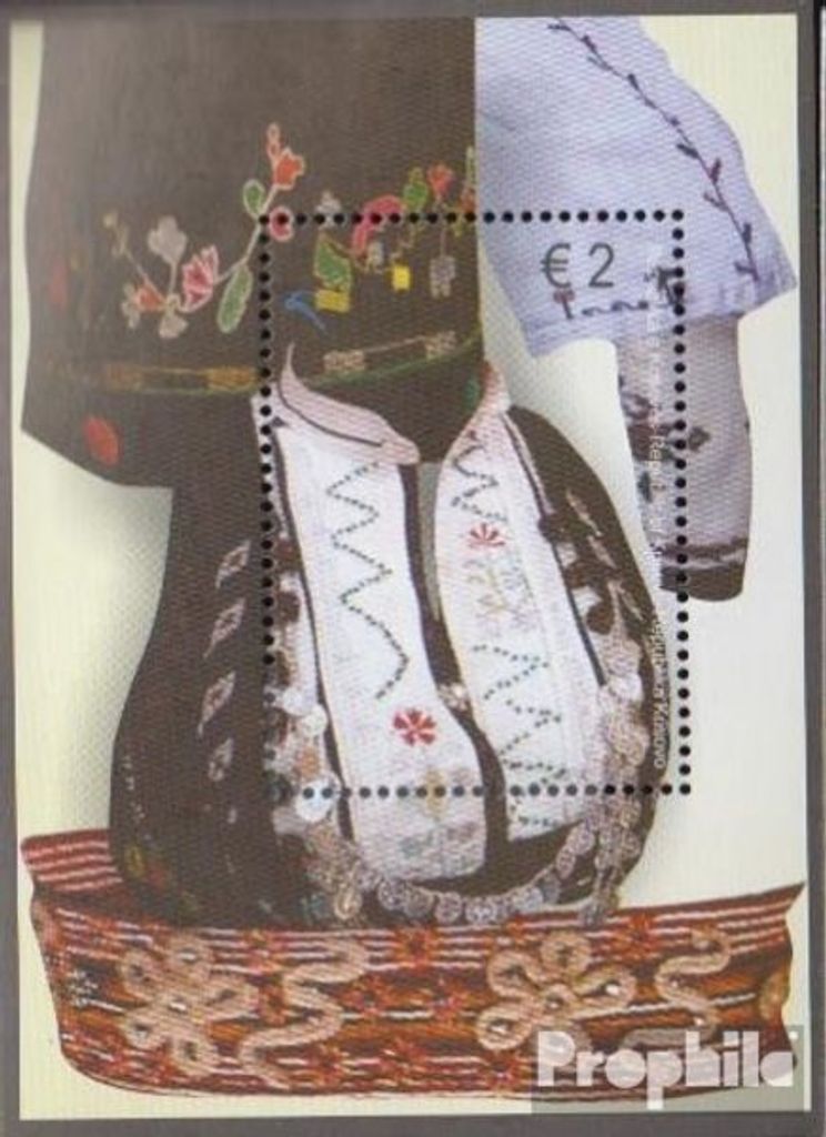Briefmarken Kosovo 2015 Mi Block32 (kompl.Ausg.) postfrisch Trachten