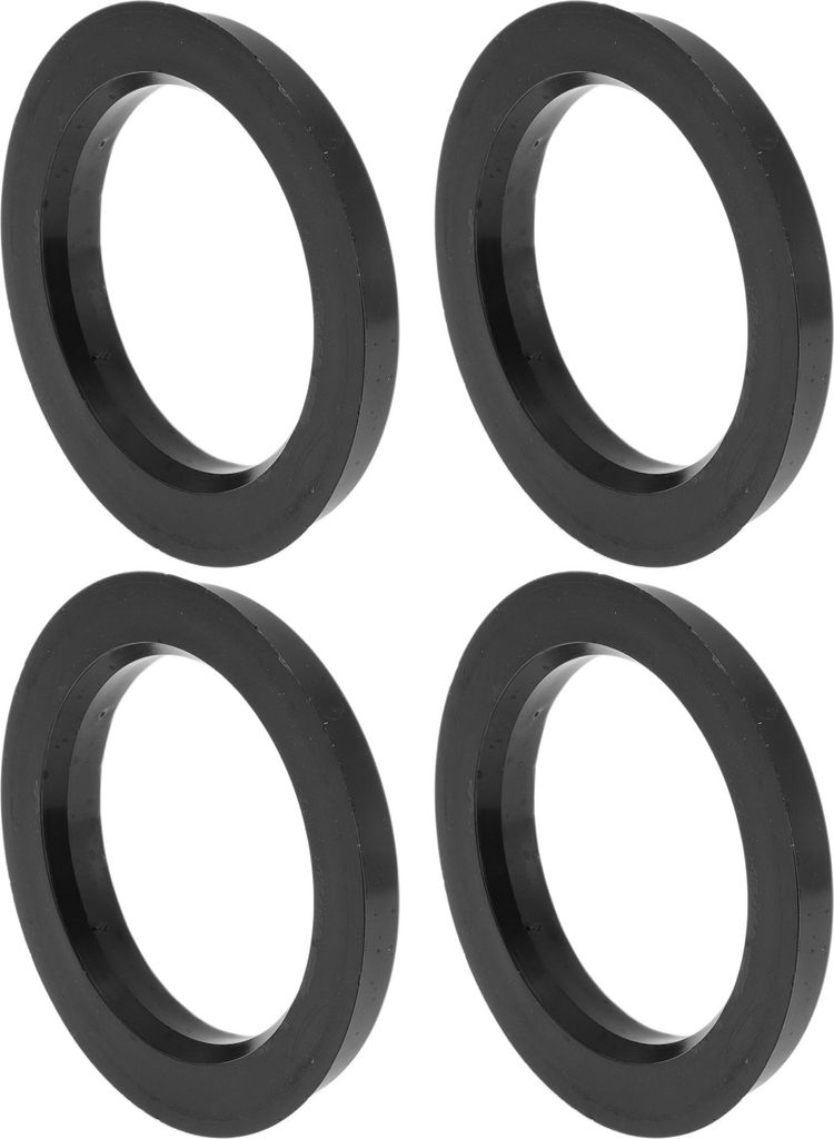 79,6 mm bis 58,6 mm Auto-Radnaben-Zentrierringe Schwarz aus Polycarbonat Räderzentrumswelle Stoßdämpfende Nabenringe 4 Stück