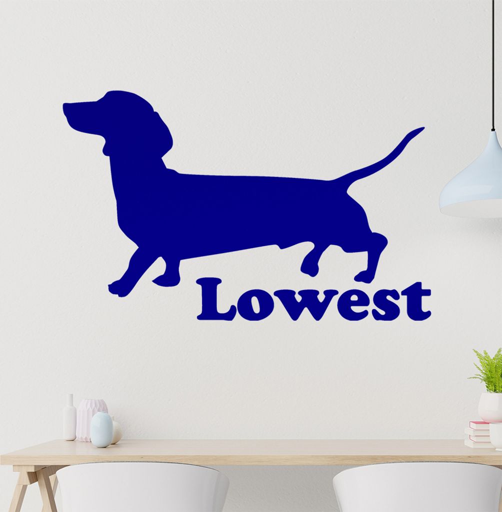 Lowest Wandtattoo in 6 Größen - Wandaufkleber Wall Sticker - Dekoration, Küche, Wohnzimmer, Schlafzimmer, Badezimmer