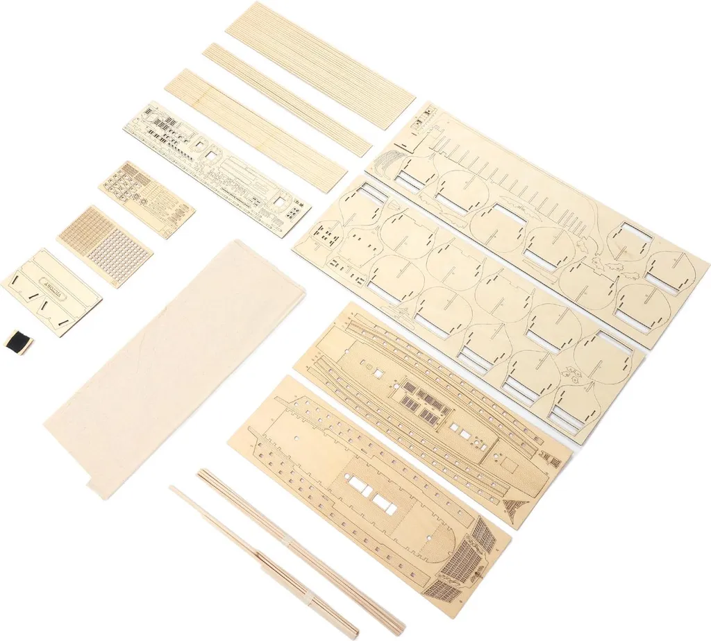Maquette de bateau bois sans frustration - Kit naval facile 14 ans