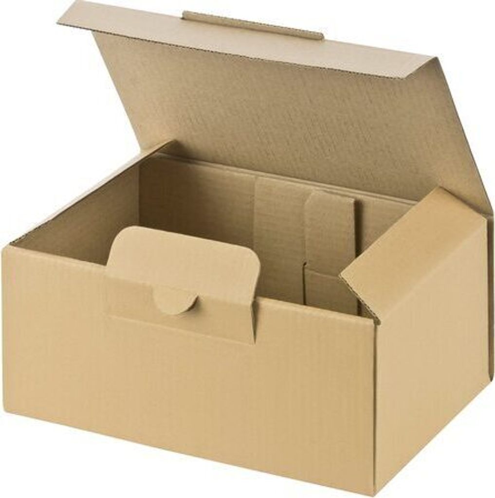 50x Versandkarton 174x104x74mm schnelle Aufrichtung mit Produktbild 