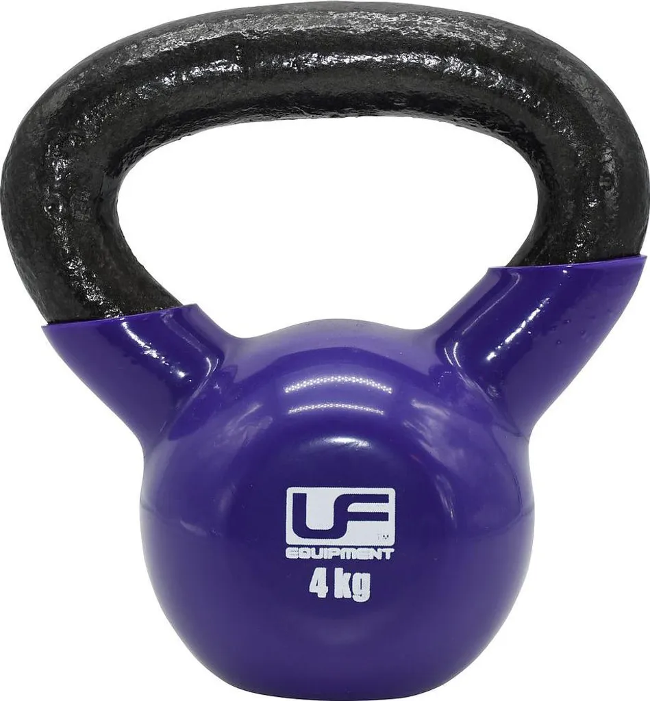 Poids Kettlebell 4kg fonte pour exercices de tonification et fitness