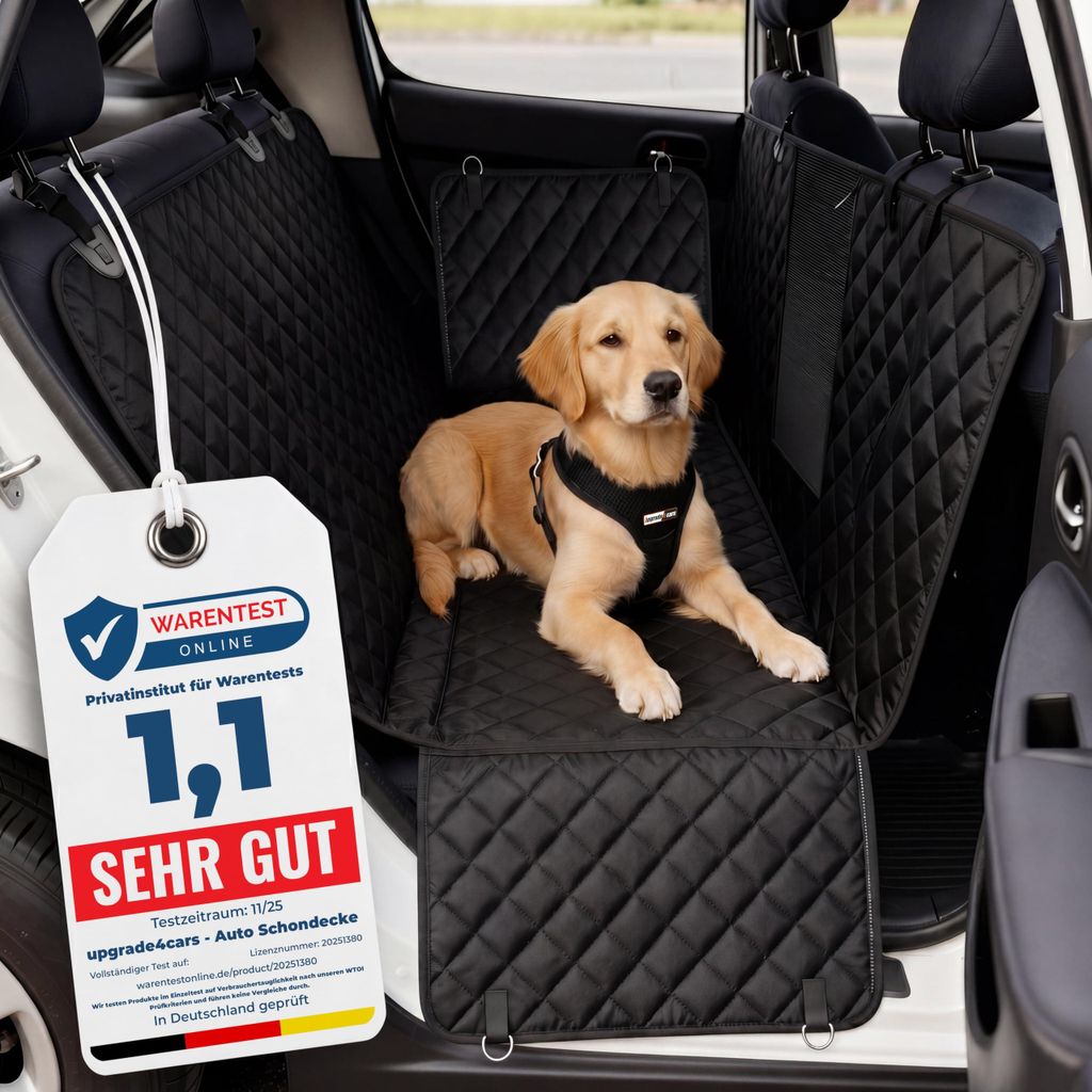 Upgrade4cars Copertura per cani per sedile posteriore Immagine del prodotto 