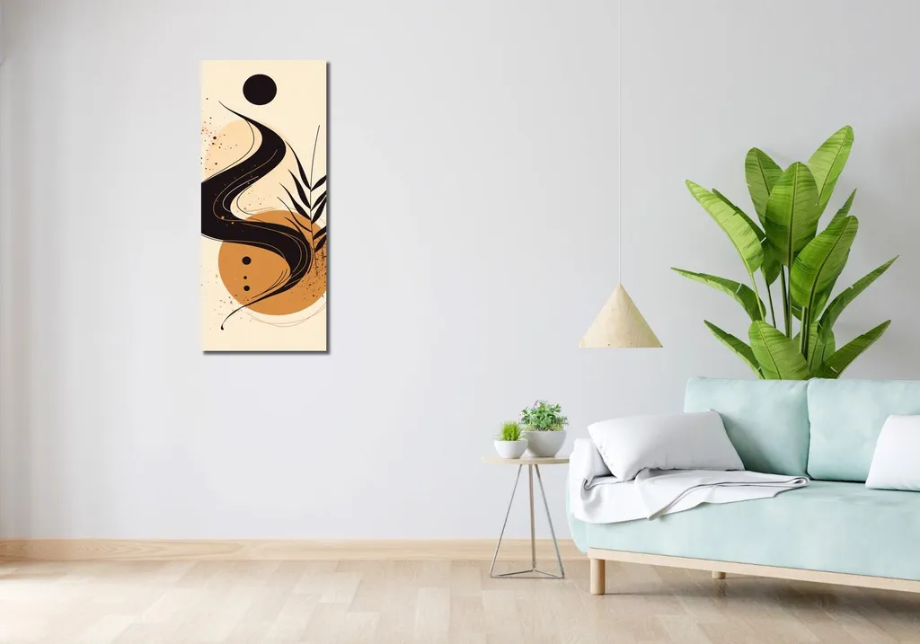 Tableau de Danse 40x100 cm - Décoration Murale Moderne Format Panoramique