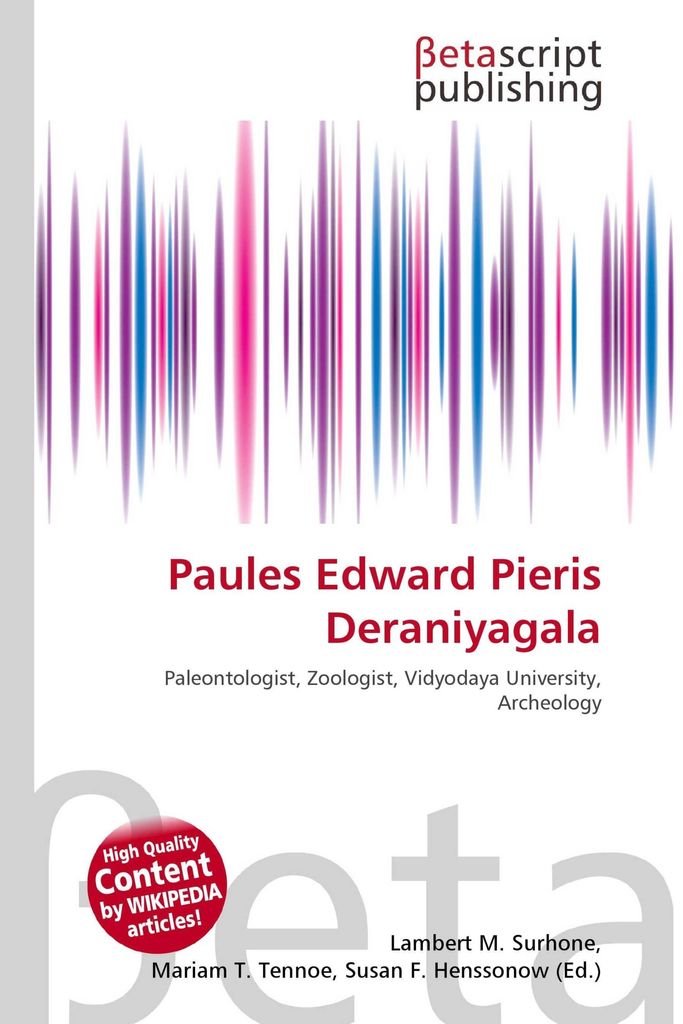 Paules Edward Pieris Deraniyagala
