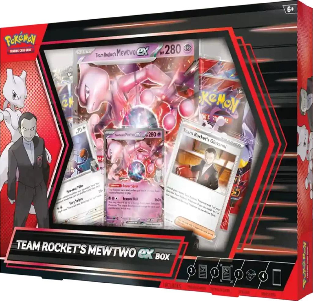 Pokémon - Team Rocket's Mewtwo ex - Box (anglicky) Obrázek produktu 