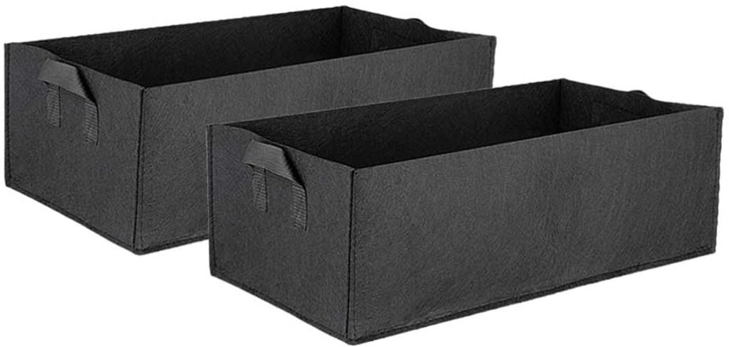 KriuewT 2 Stück Pflanze Wachsende Tasche Vliesstoff Produktbild 