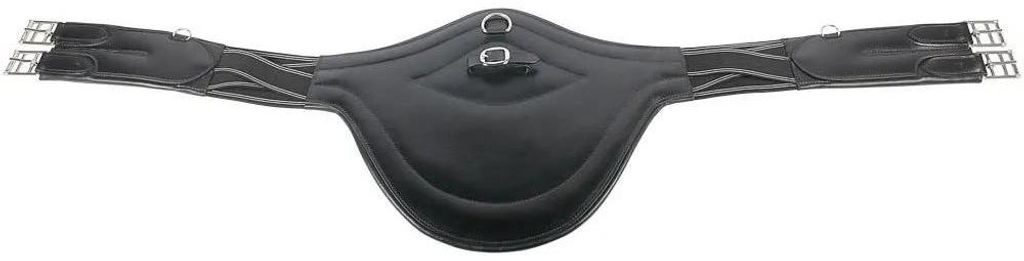Harry ́s Horse Deluxe Belly Guard Sattelgurte Schwarz 125 cm Schwarz 125 cm