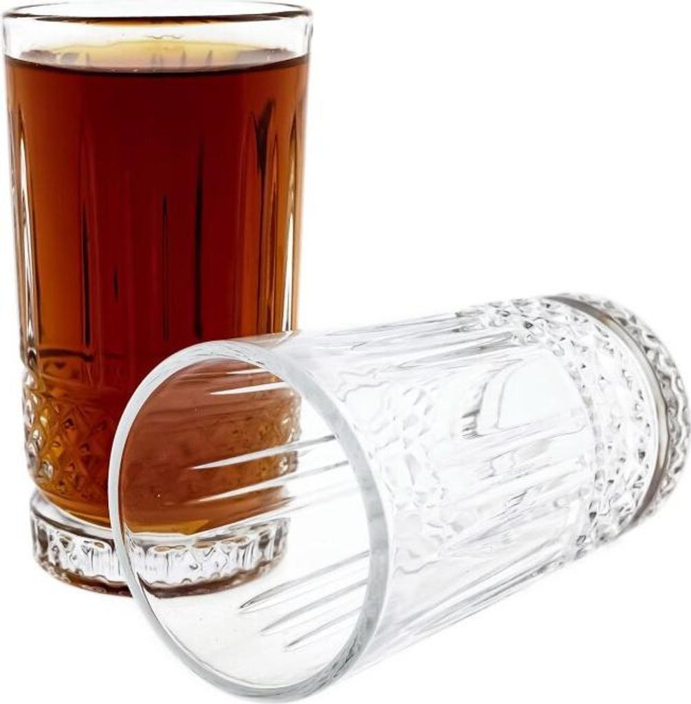 Gläser-Set 12-teilig, 260 ml - Vielseitige Gläser für Wasser, Saft & Softdrinks