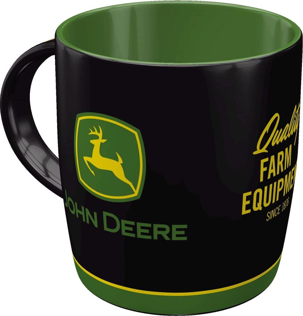 Nostalgic-Art - Tasse à café - John Deere - Logo noir Image du produit 