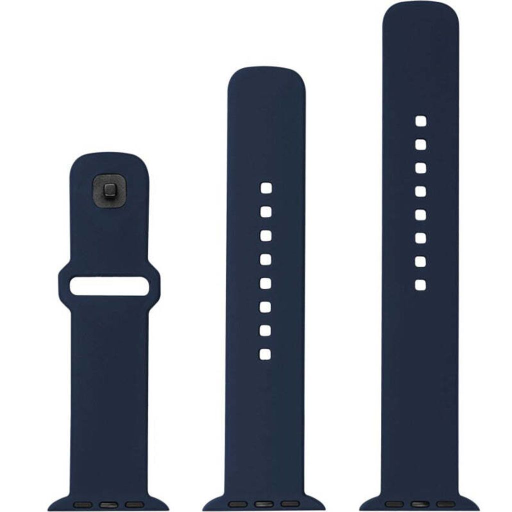 FIXED Fixed | Sporty Strap Set for Apple Watch 38/40/41 mm | 160-225 mm | Blue | Silicone