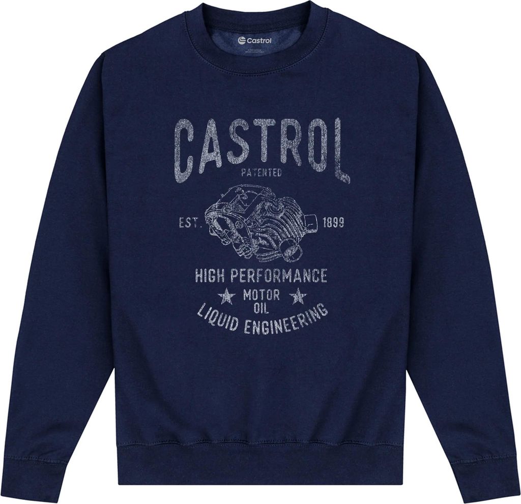 Castrol - Sweatshirt für Herren/Damen Uni PN1022 (XXL) (Marineblau)