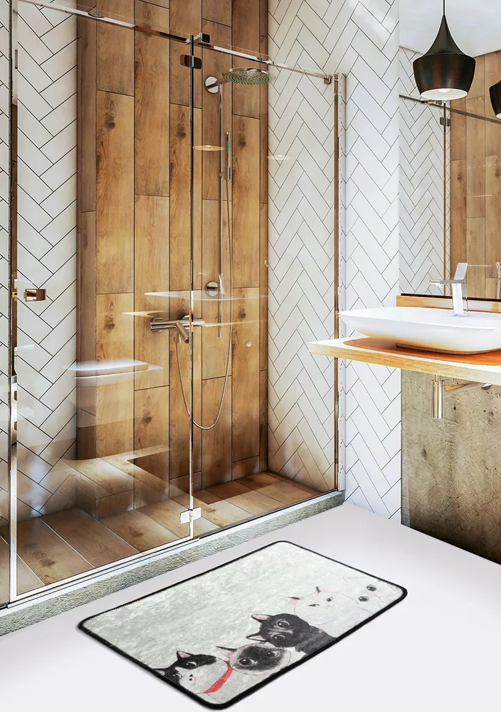 Mijolnir Angry-CHL1233 Tappetino Bagno Colorato 700g/m² Micropoliammide - 1