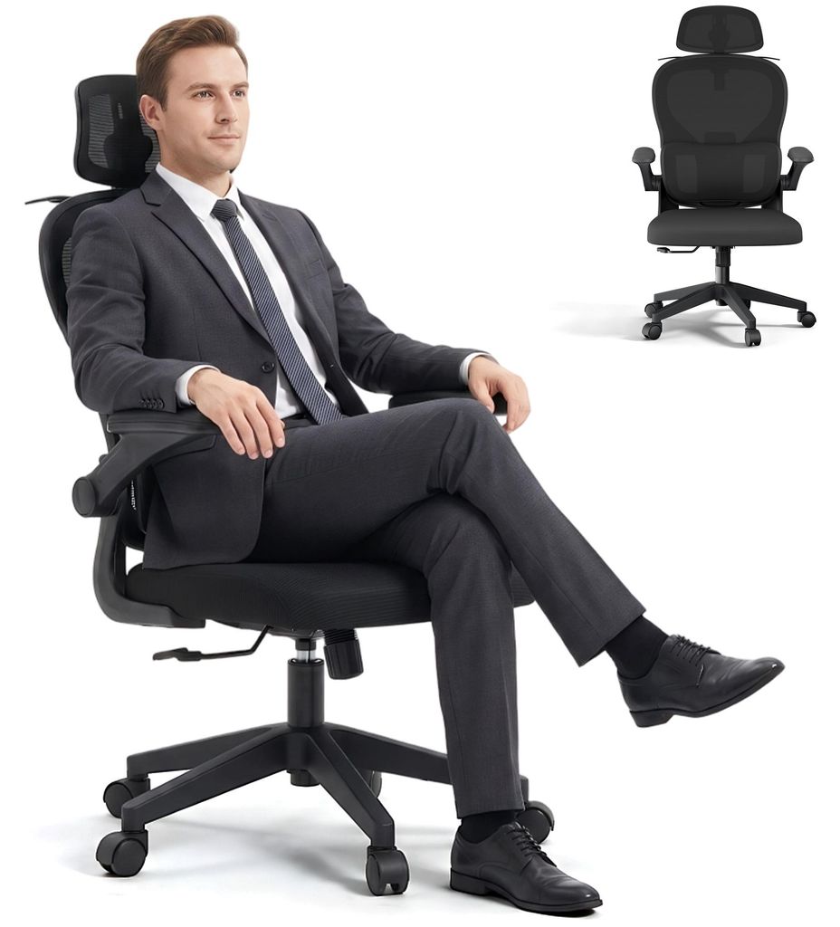 LZQ Ergonomická kancelářská židle, nosnost 150 kg, Obrázek produktu 