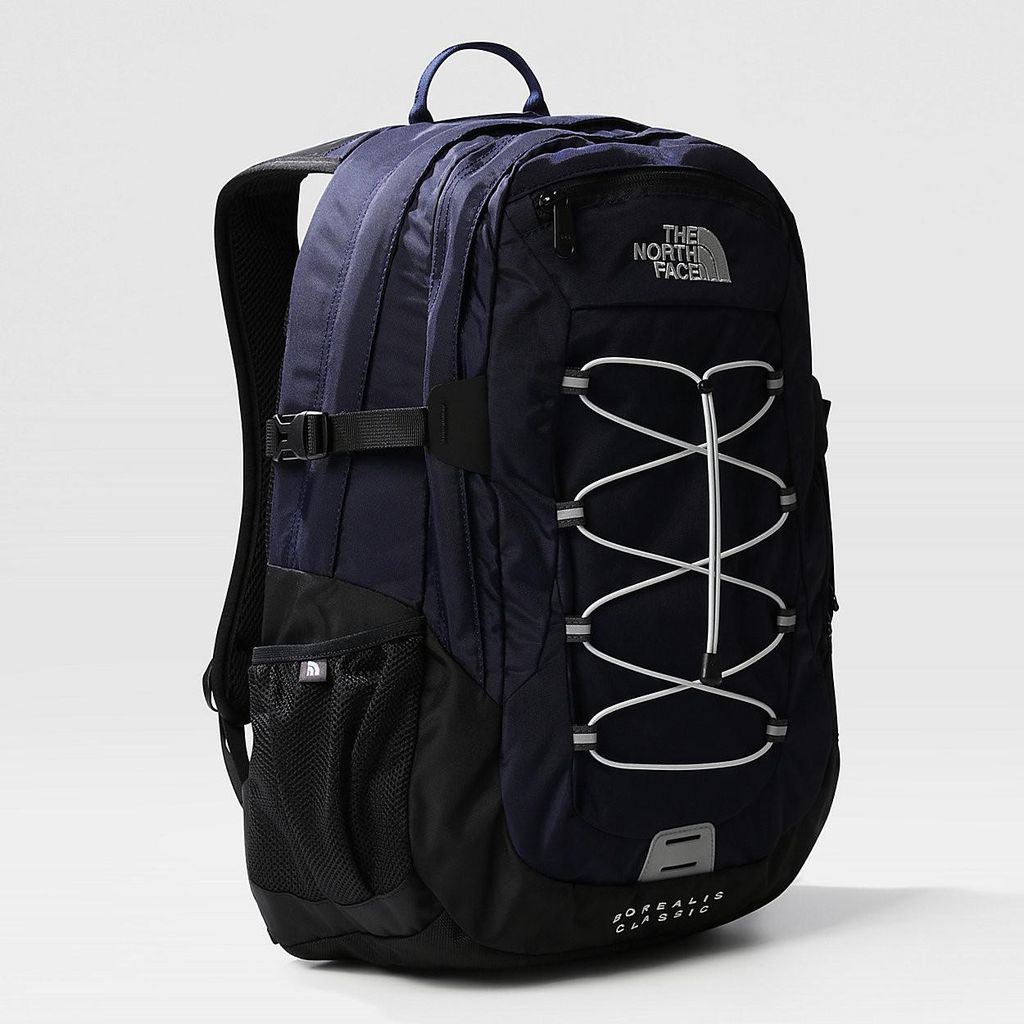 The North Face Borealis Classic Rucksack Grau, Navy Nylon