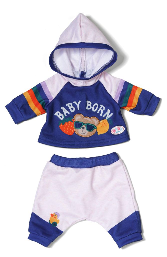 Zapf Creation 838204 - Tuta da jogging BABY born Navy 43cm Immagine del prodotto 