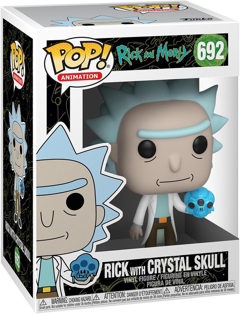 Rick and Morty - Rick with Crystal Skull 692 Funko Pop! Produktbild 