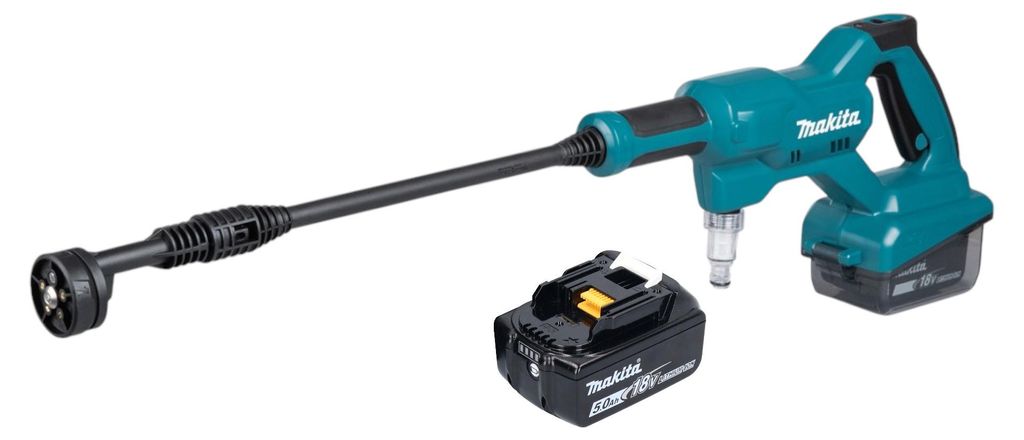 Makita DHW 180 T1 Akku Druckreiniger 18 V 24 bar + 1x Akku Produktbild 