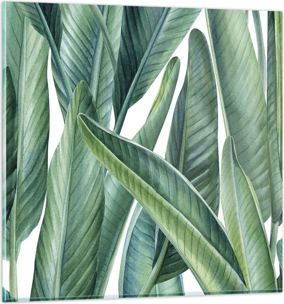 Bilder auf glas - Einteilig - Exotisch Blätter Grün - Produktbild 