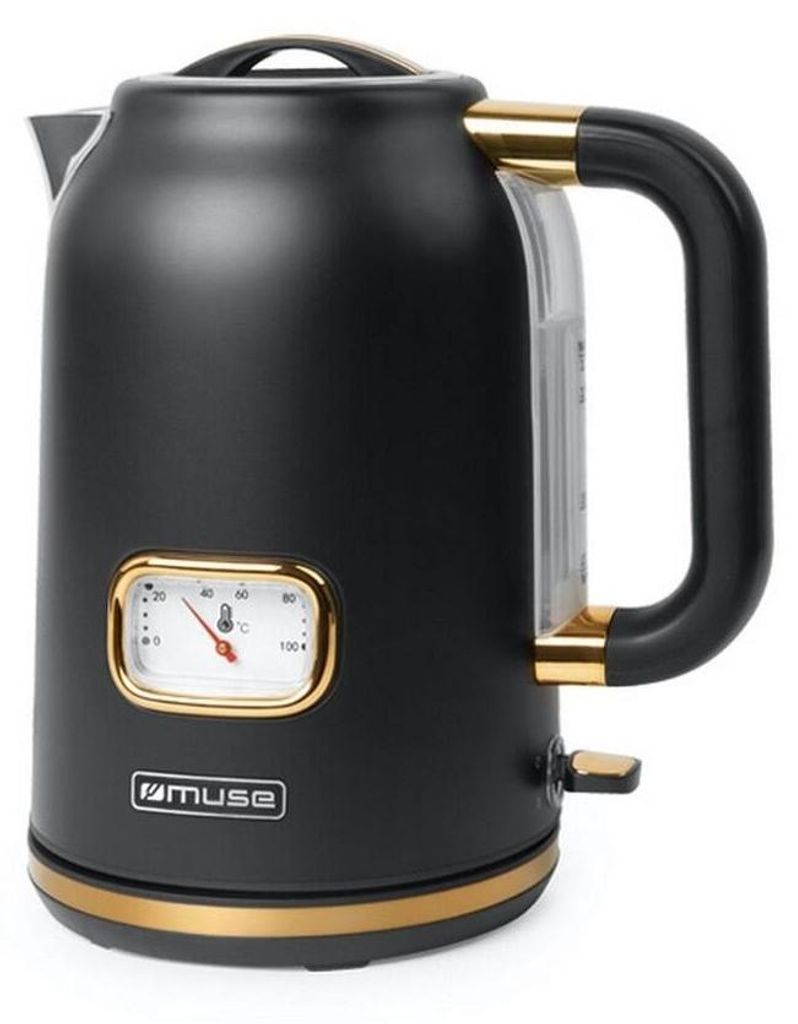 Muse MS-030 BC, 1,7 l, 2200 W, Černá, Nerezová ocel, Obrázek produktu 