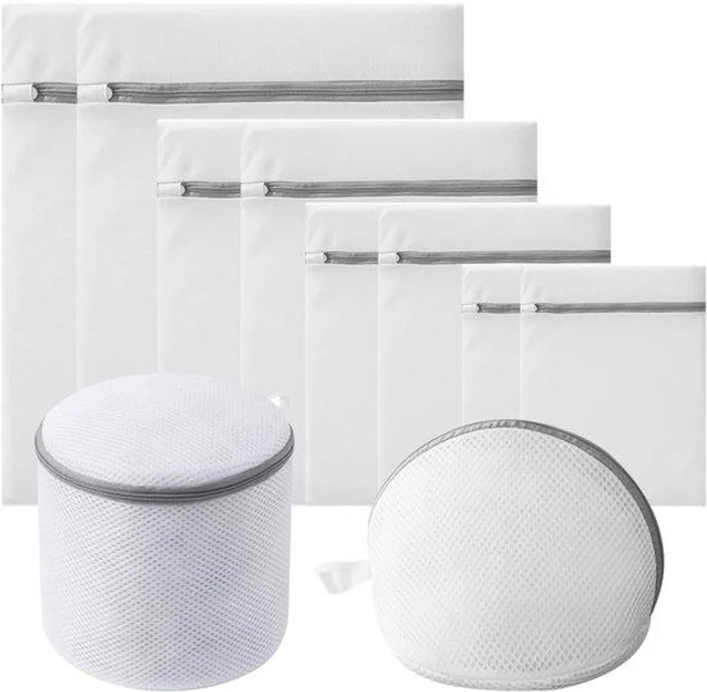 Sacs de lavage pour linge délicat et lingerie lot de 10 filets zippés