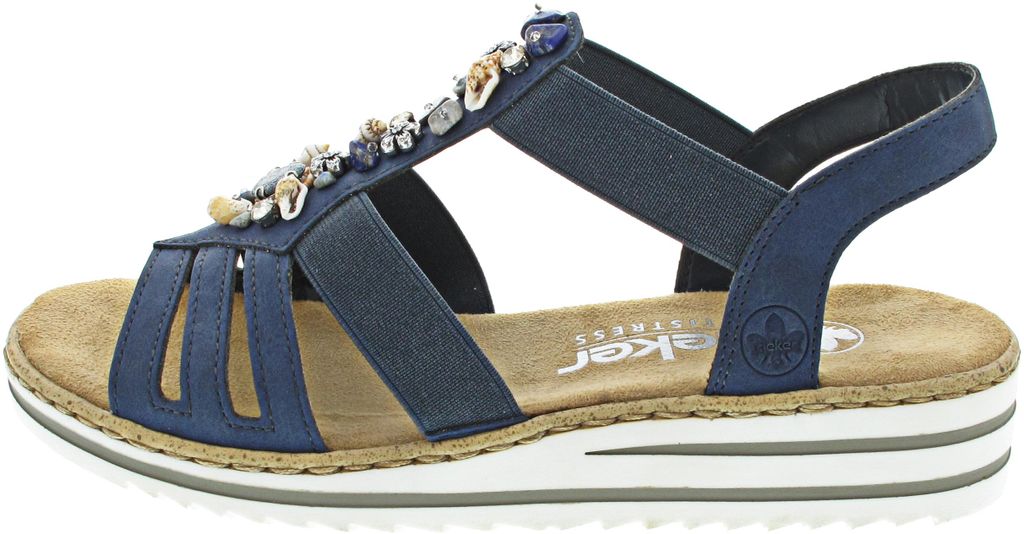 Rieker Riemchensandalette  Blau Produktbild 
