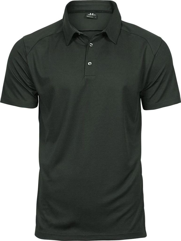 Tee Jays - "Luxury" Poloshirt für Herren, Sport PC8219 (XXL) (Dunkelgrün)