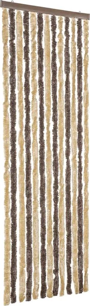 vidaXL Tenda Fly marrone scuro e beige 56x200 cm in Immagine del prodotto 