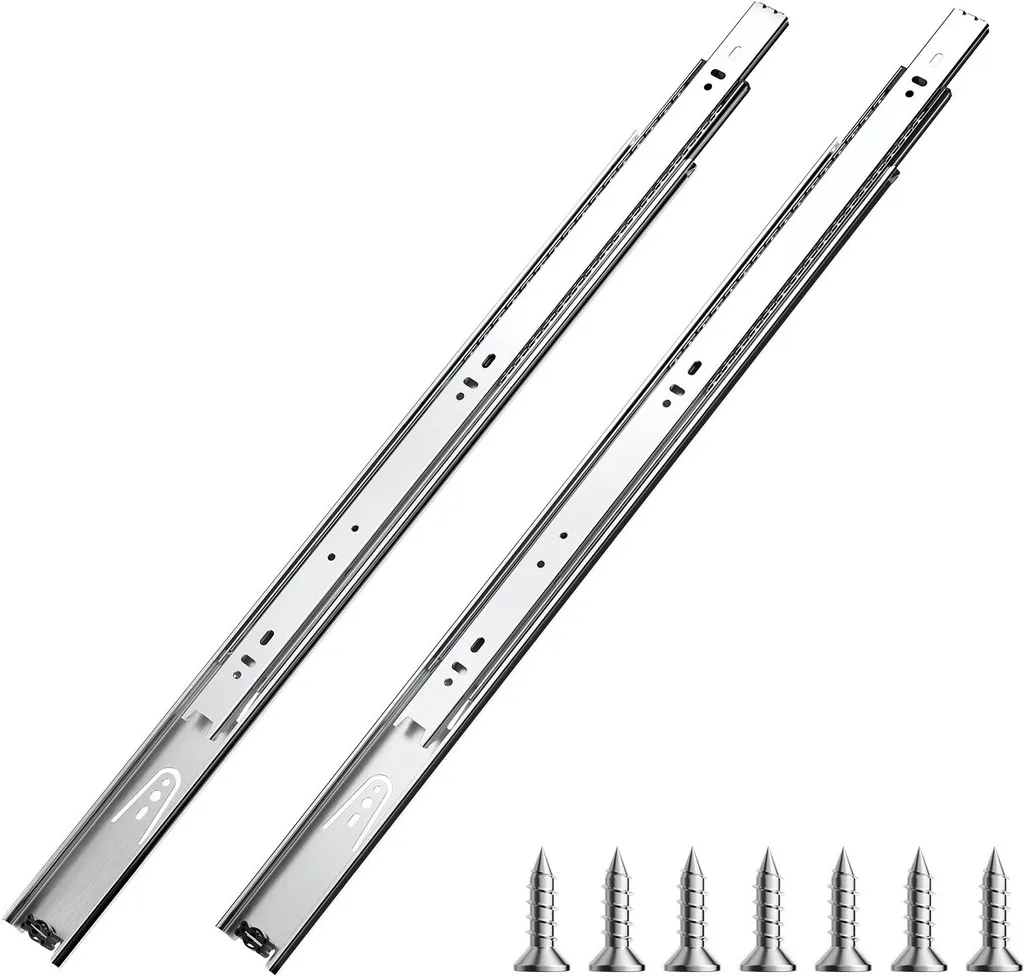 Glissières de tiroir 55cm extension complète montage latéral 10 paires