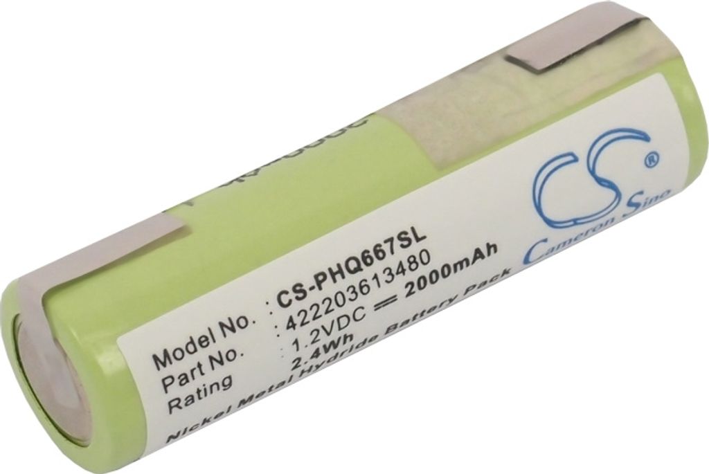 Akku für Philips 5810XL (equ.138-10584) 2000mAh, Ni-Mh