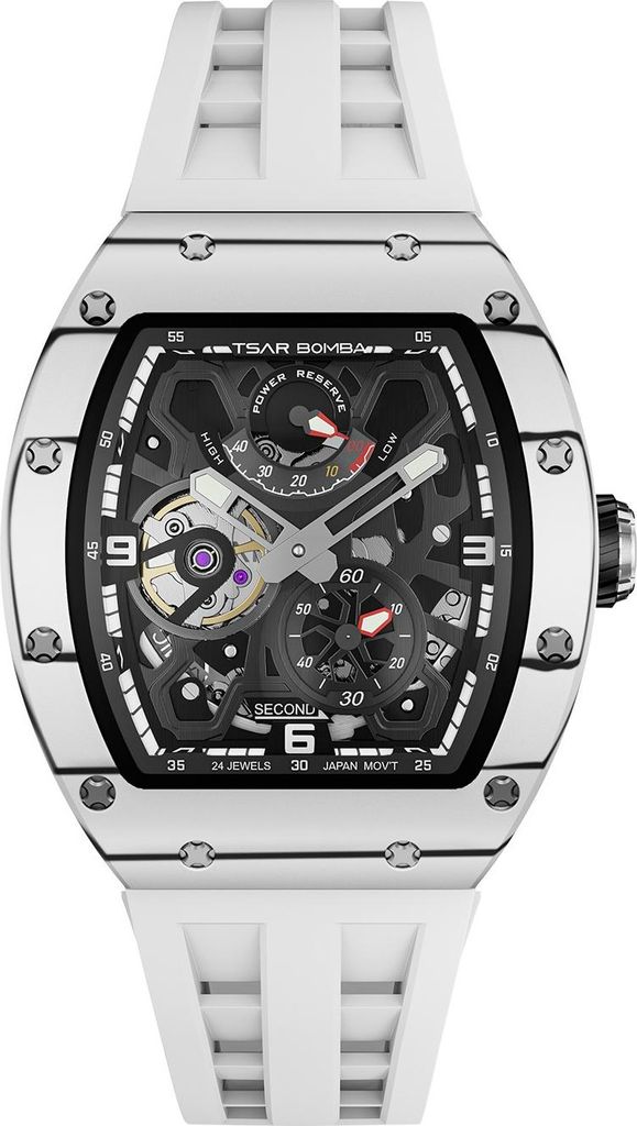 Tsar Bomba TB8212CF-01 Herrenuhr Elemental Karbonfaser Automatik 50mm 5ATM