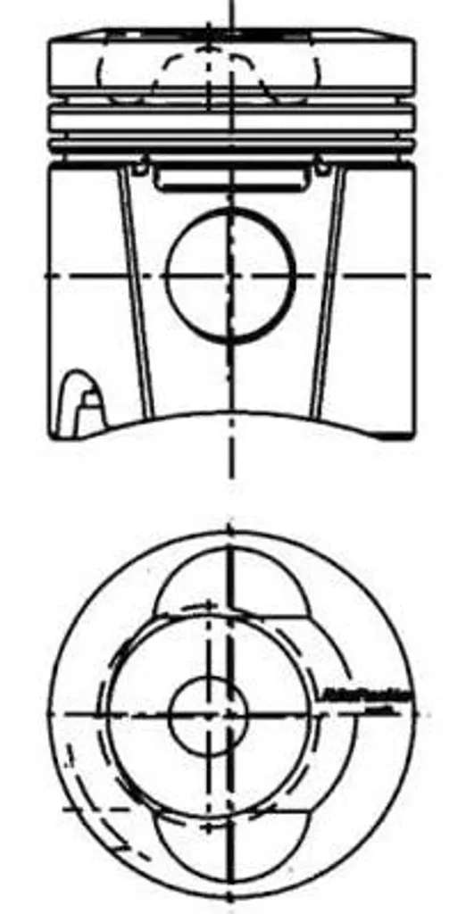 Piston KOLBENSCHMIDT haute résistance 99701600 pour moteurs Passat