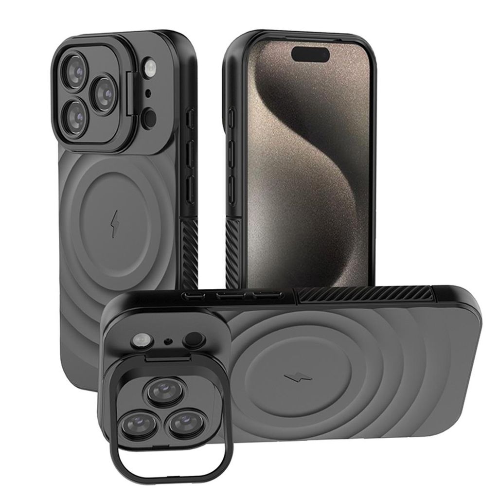 Handytaschen, Hülle für iPhone 17Air, Gewellte Anti-Fall-Handyhülle, Mattes Finish, magnetisches kabelloses Laden, Anti-Fingerabdruck,mit Klapps...