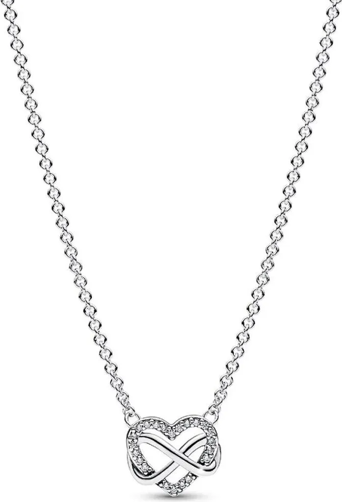 Pandora 392666C01-50: Collana in Argento Sterling e Pietre Brillanti