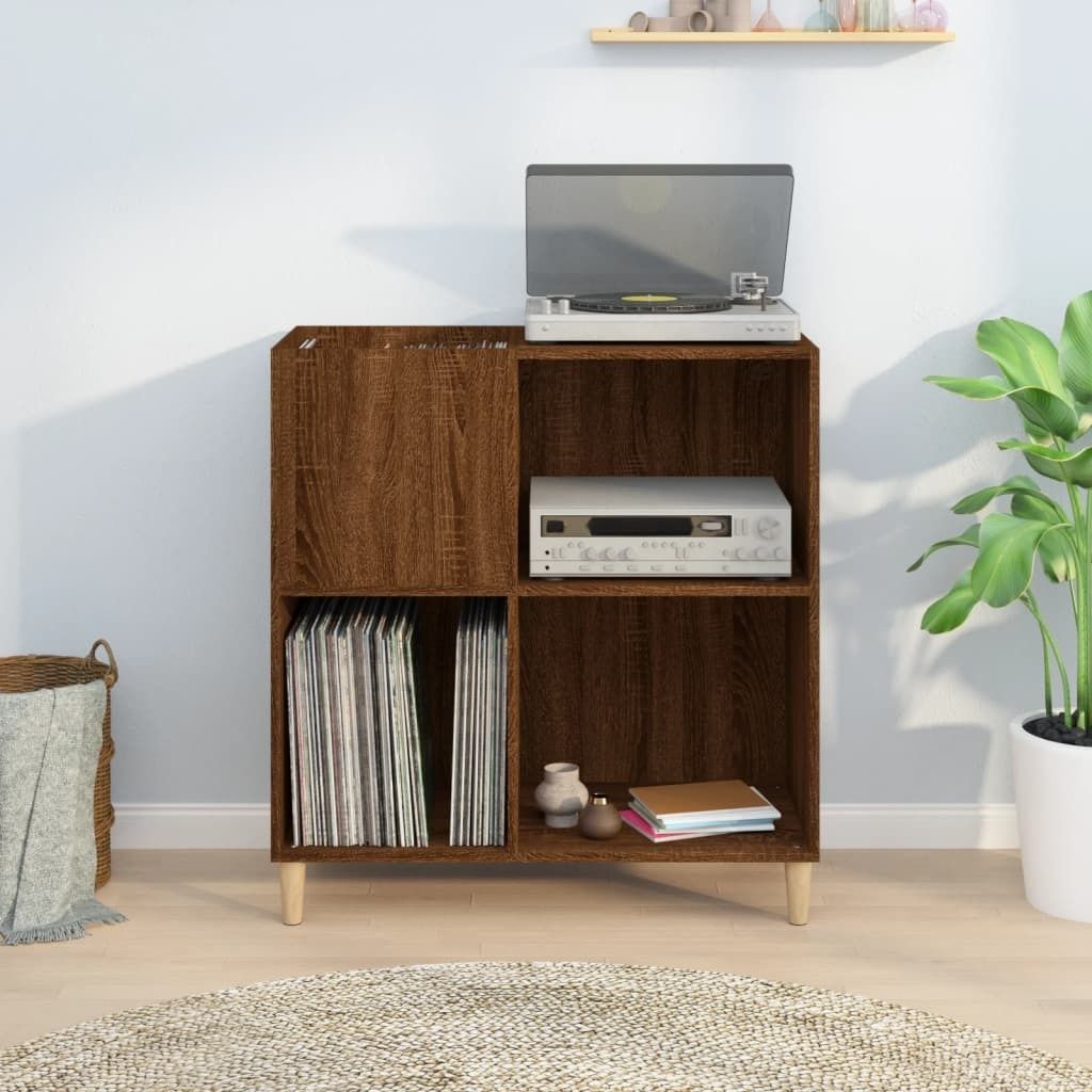 Cloris Designermöbel Plattenschrank Braun Eichen-Optik 84,5x38x89cm Holzwerkstoff - 2026Neu416685 - Schränke & Zubehör
