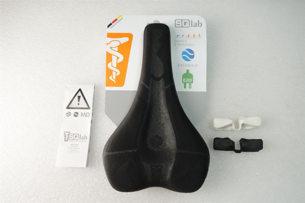 Selle De Vélo SQLab 6OX Infinergy ERGOWAVE Active 2.1 - ClipOn - Confort, Amorti, Mouvement Naturel Du Bassin