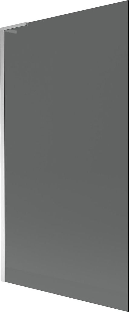 Mexen Next L Badewannenfaltwand 1-flügelig 100 x 150 cm, Graphit, Chrom - 895-100-000-03-40-01