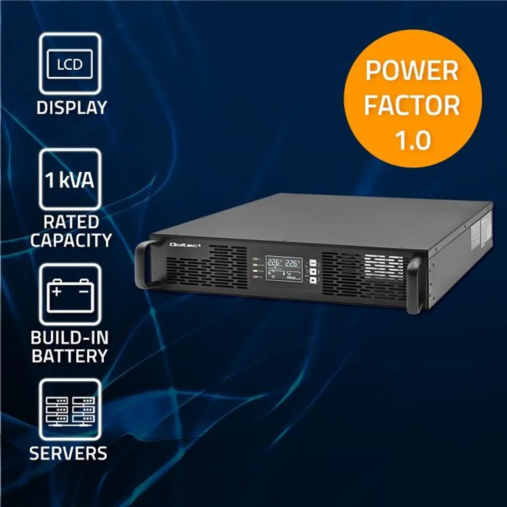 Onduleur Serveur Rack 1kVA Solution Alimentation Ininterrompue 1000W - 4