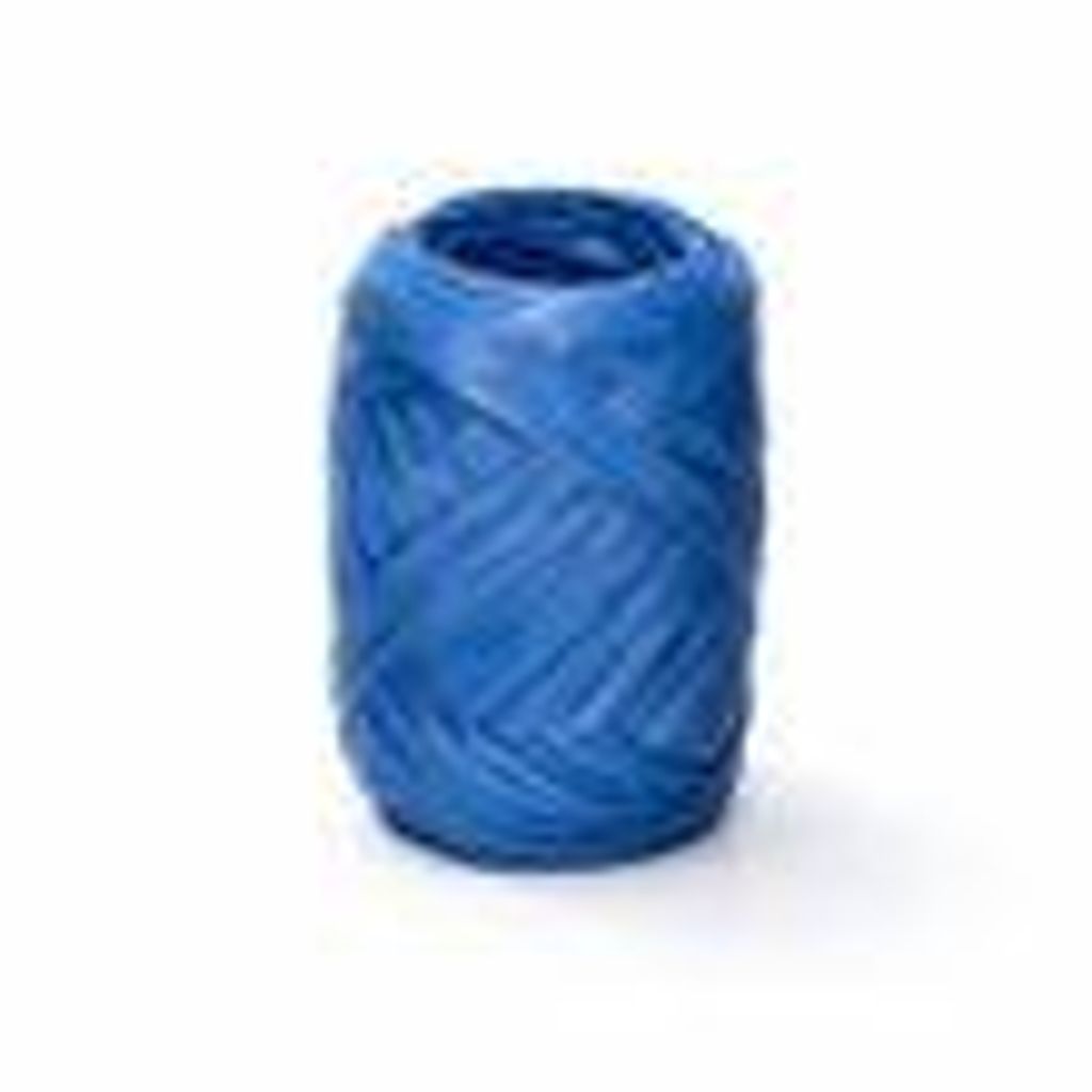 Papierband Raffiabast 20m Rolle Blau