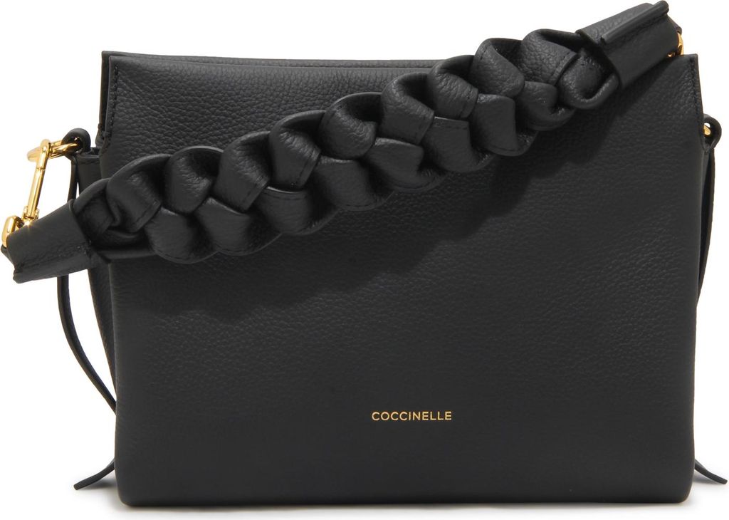 Coccinelle Handtasche aus Kalbsleder in Schwarz Produktbild 