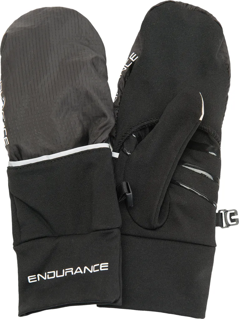 ENDURANCE Guanti Silverton con materiale funzionale antivento 1001 Nero L