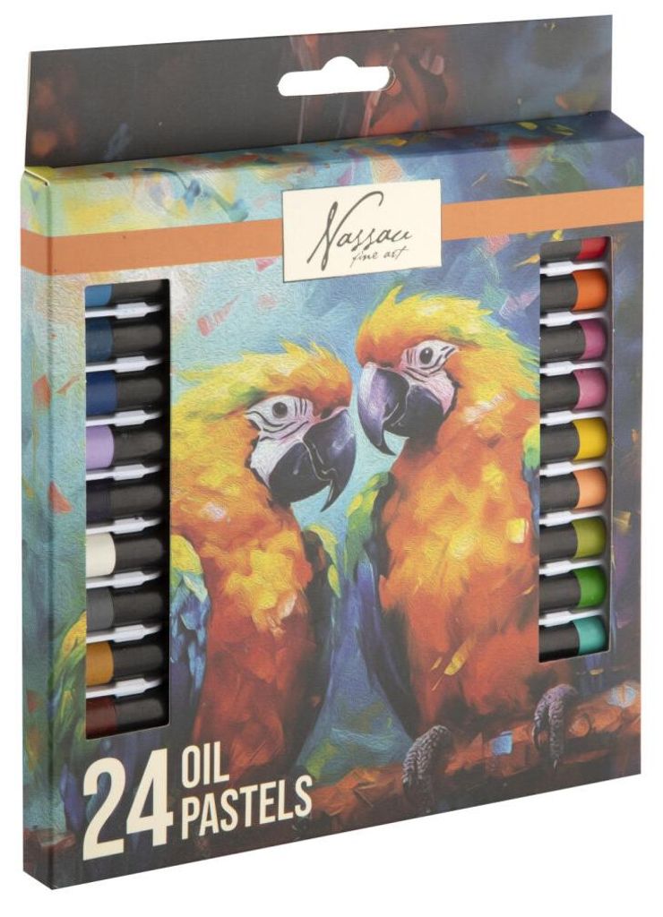 Creatieve knutselset met oliepenseelverf, set van 24 stuks Productafbeelding 