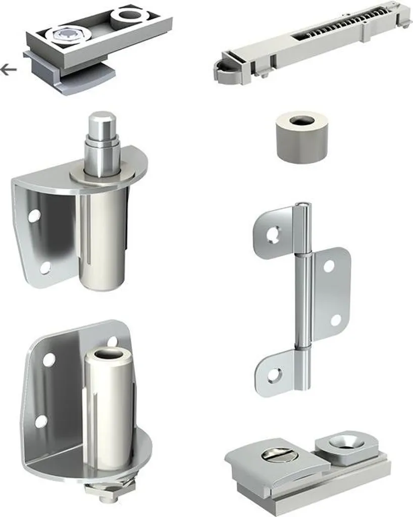 Système de ferrure pour porte de placard pliante Mantion 5305 Robuste