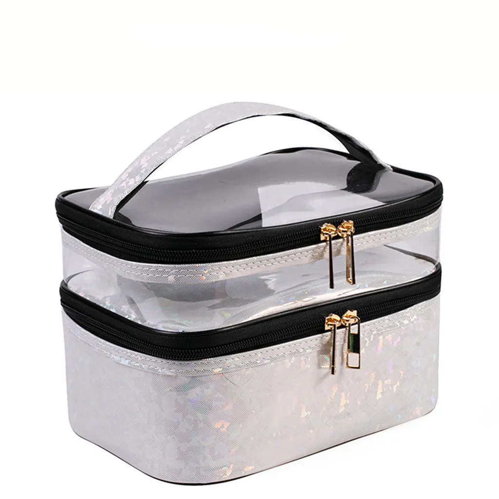1 pezzo pieghevole impermeabile Make-up Bags Travel Organiser Cosmetic Bag per uso quotidiano, stile 3