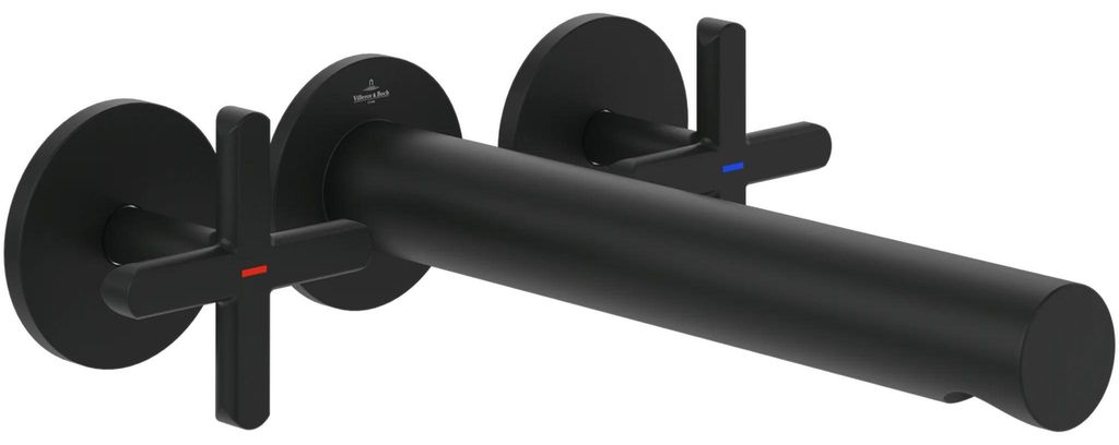 Villeroy & Boch Waschtischarmatur Loop & Friends 60x60x225mm o. Ablaufg. Matt Black, 1 Stk.