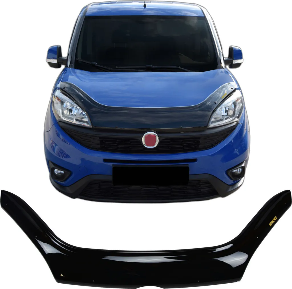 Bra de Capot Aérodynamique pour Fiat Doblo - Protection Route et Ville