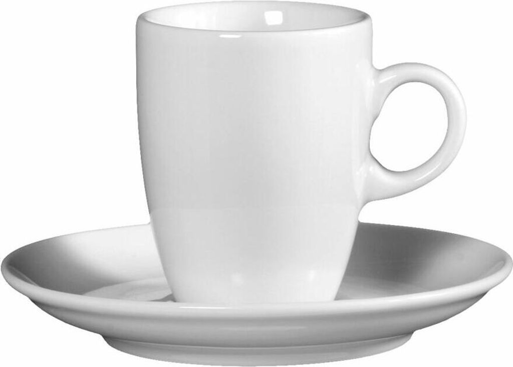 Seltmann Weiden Espressotasse 5012 mit Untertasse VIP. Weiß, Becher, Porzellan, 90 ml, 001.236800