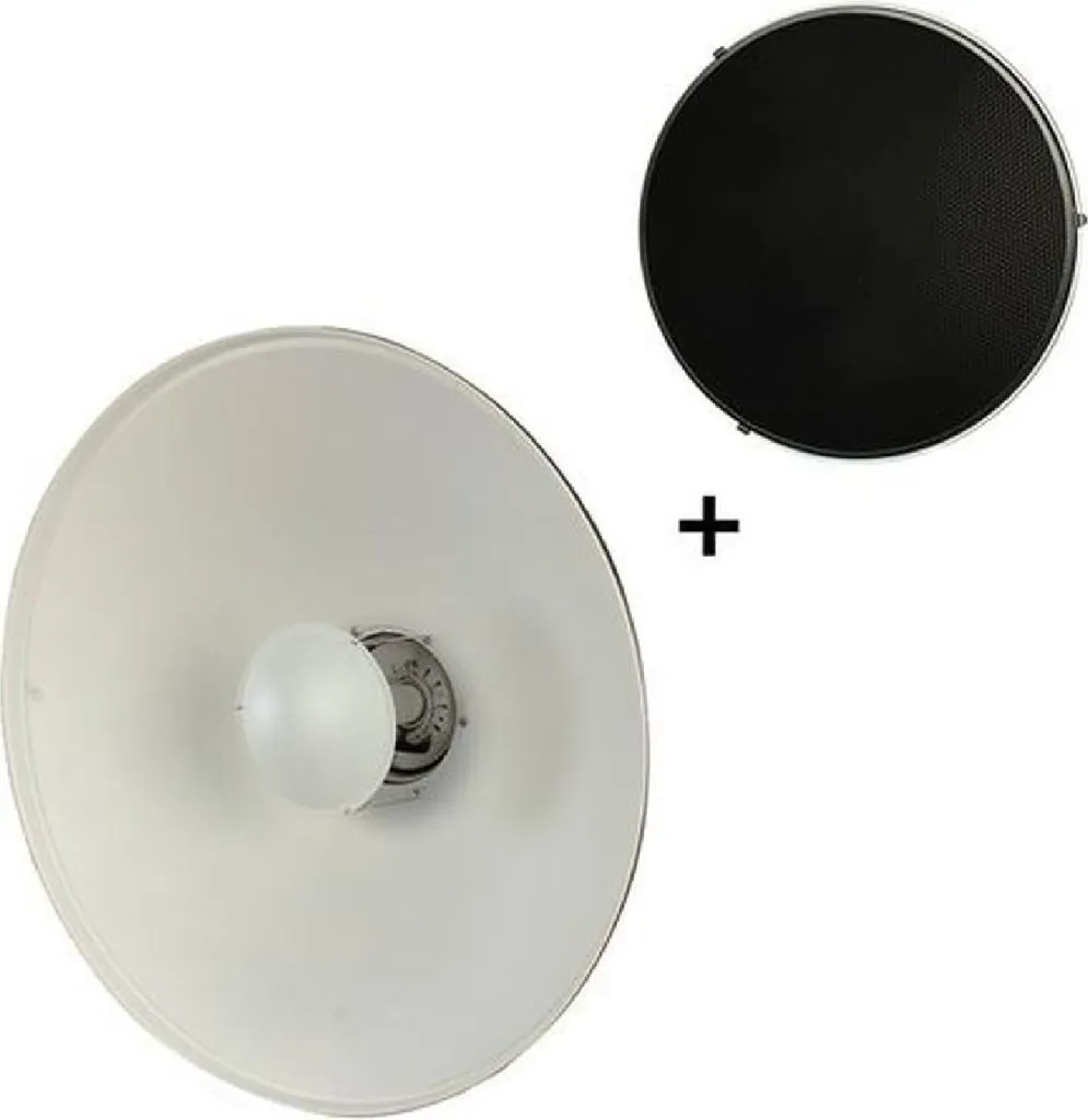 Modeleur Beauty Dish 55 cm StudioKing SK-BD550W pour Portrait et Mode
