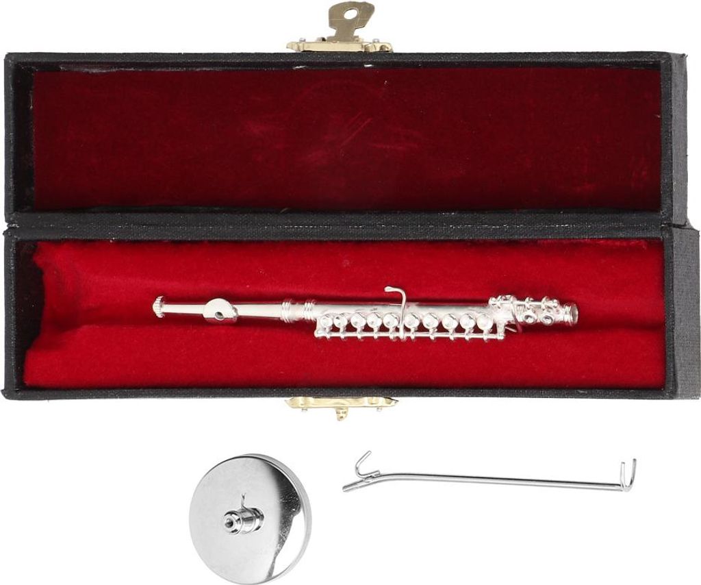 11 cm Mini-Kupferflötenmodell, Musikinstrumentenmodell, Musikgeschenke, Heimdekoration, Ornamente